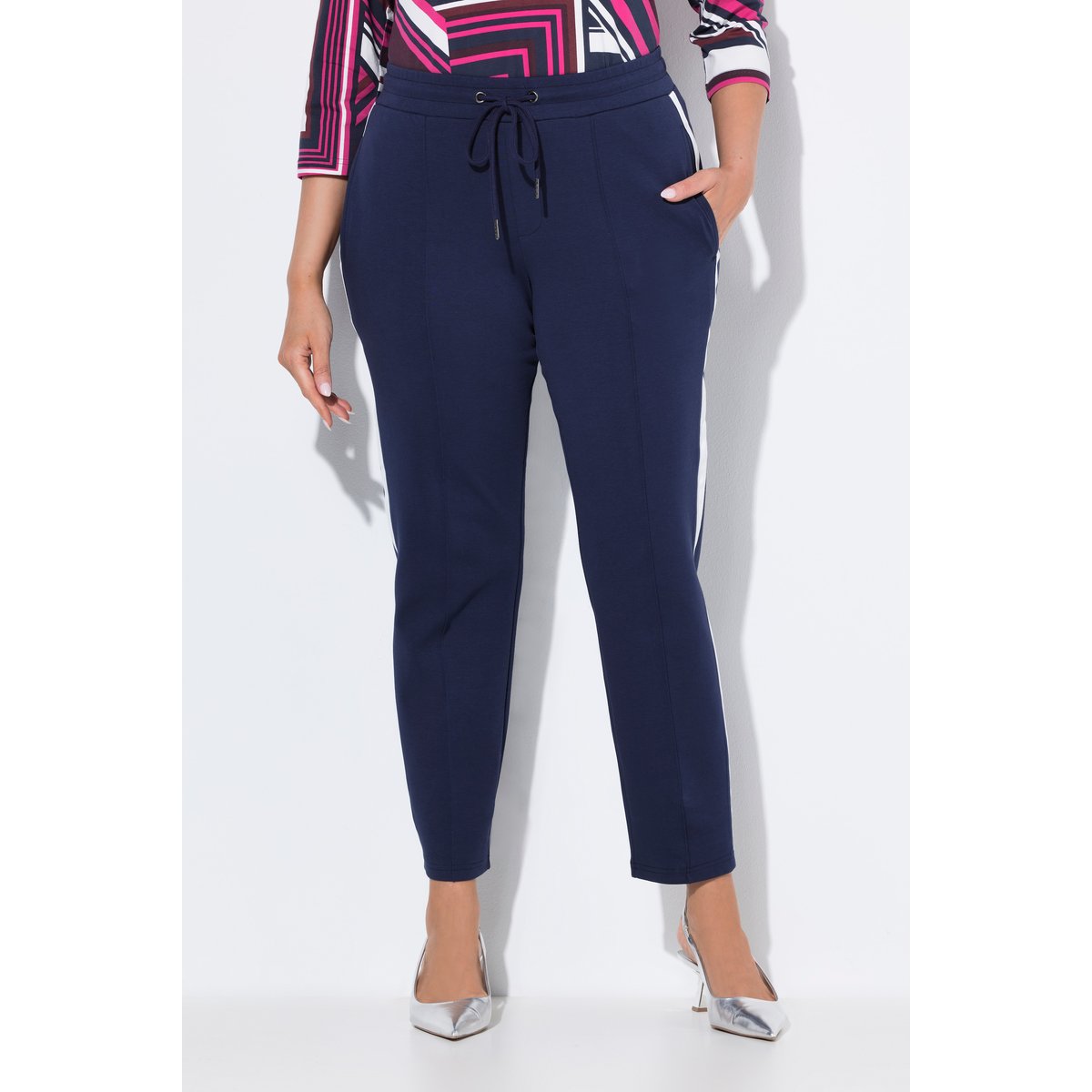 Pantalon point de Rome marine, ULLA POPKEN
