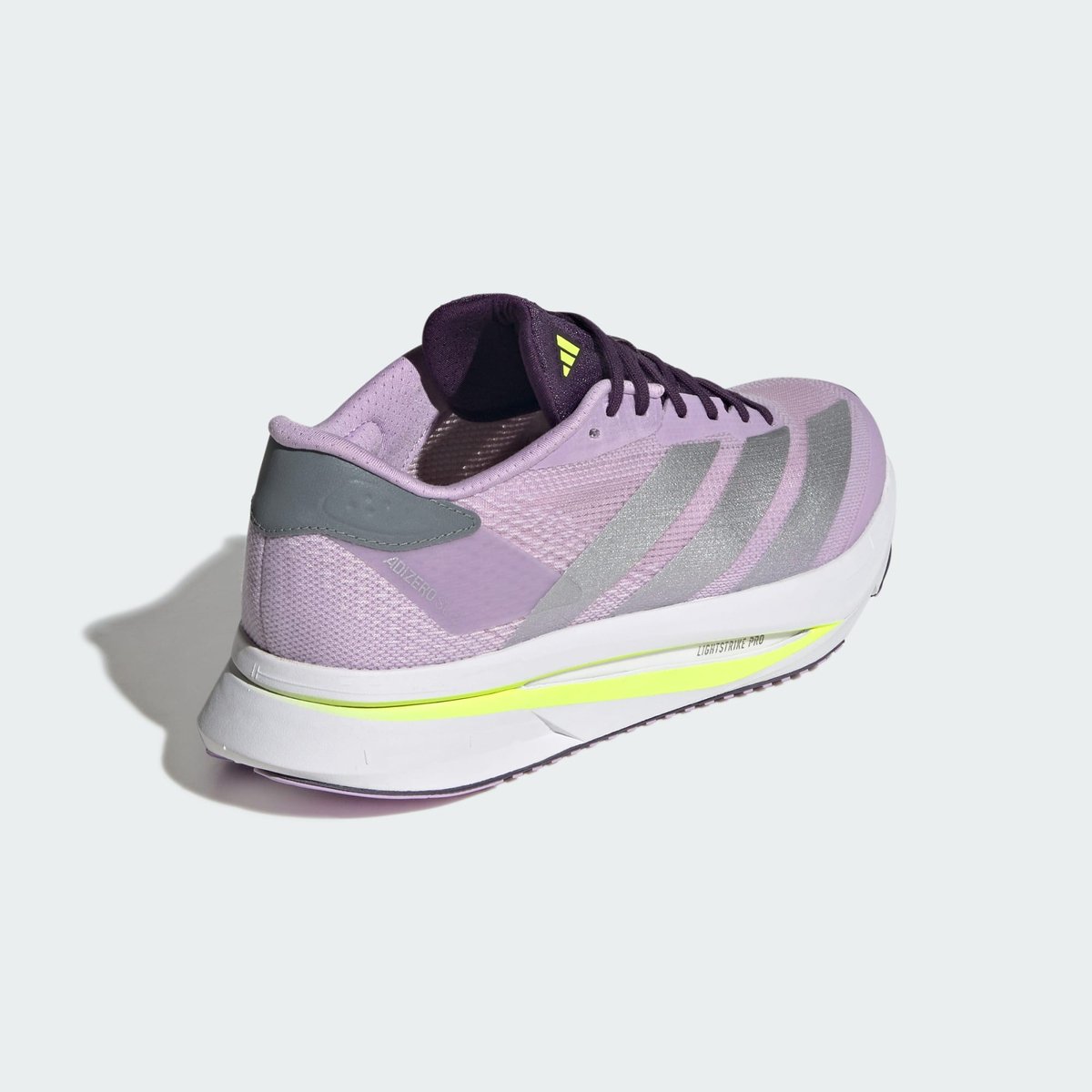Chaussure Adizero Sl2 powder plum / silver metallic / solar yellow, adidas Performance