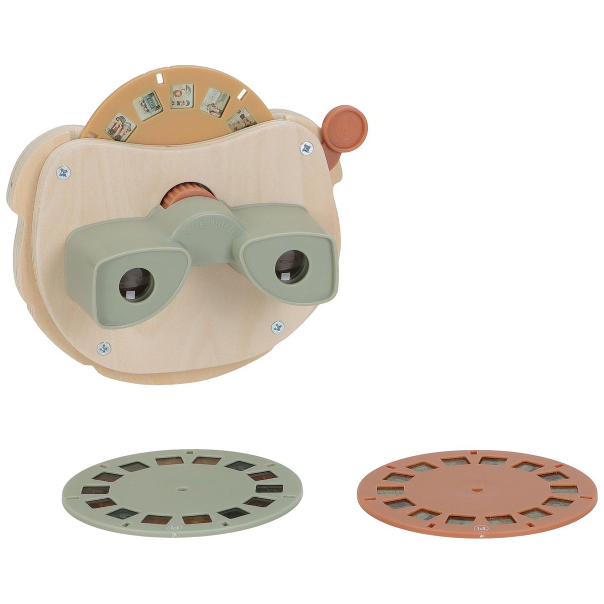 Visionneuse jaune, beige, multicolore, LITTLE DUTCH
