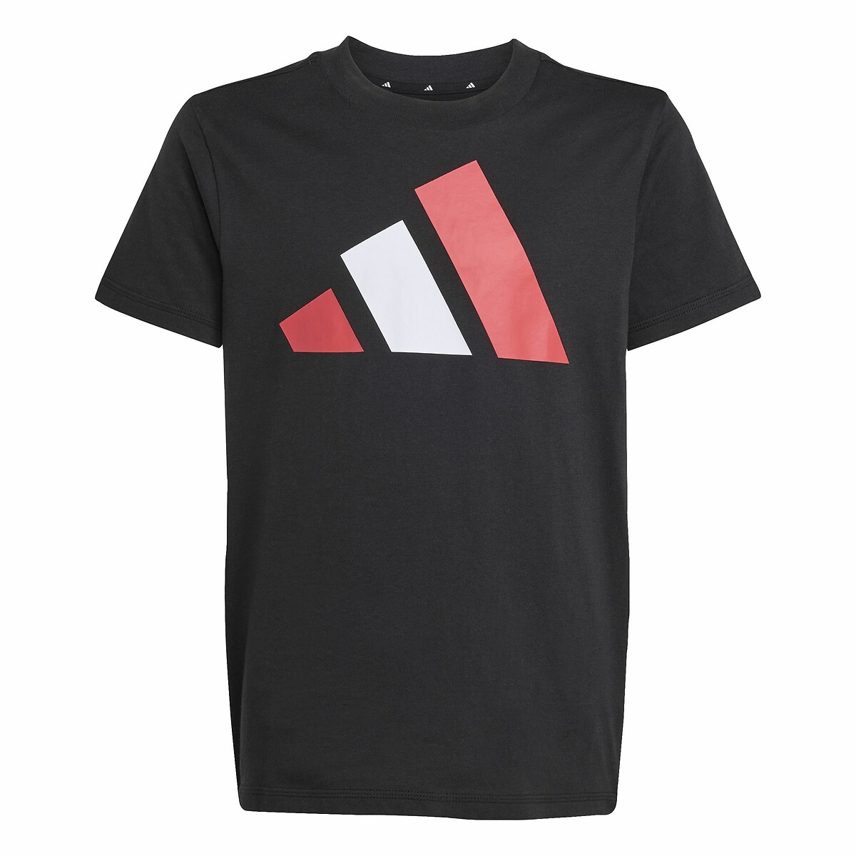 T-shirt manches courtes en coton noir, ADIDAS SPORTSWEAR