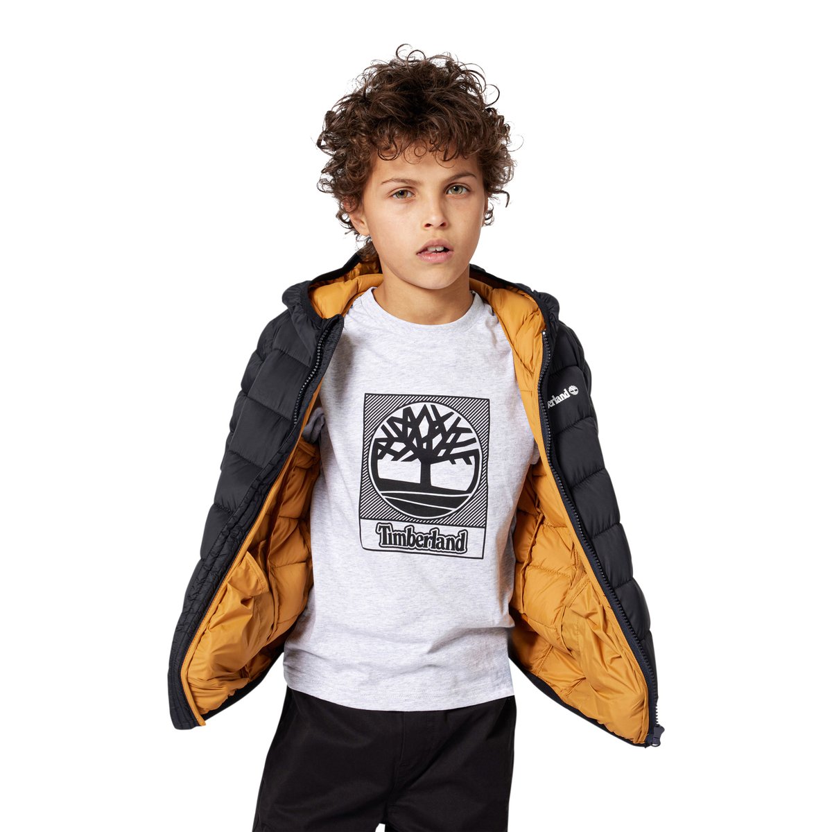 Doudoune avec logo black, TIMBERLAND