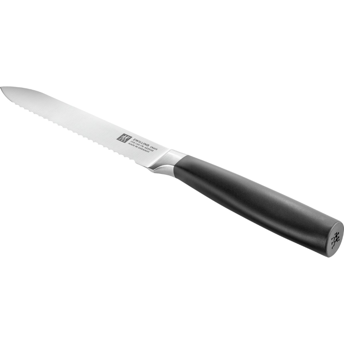 ZWILLING CRAVE Couteau universel 13 cm, lame dentelée, acier inoxydable no-color, ZWILLING