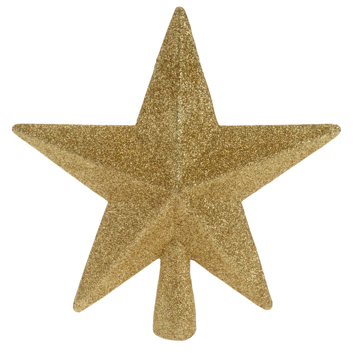 Cimier de sapin de noël Étoile dorée doré, WADIGA