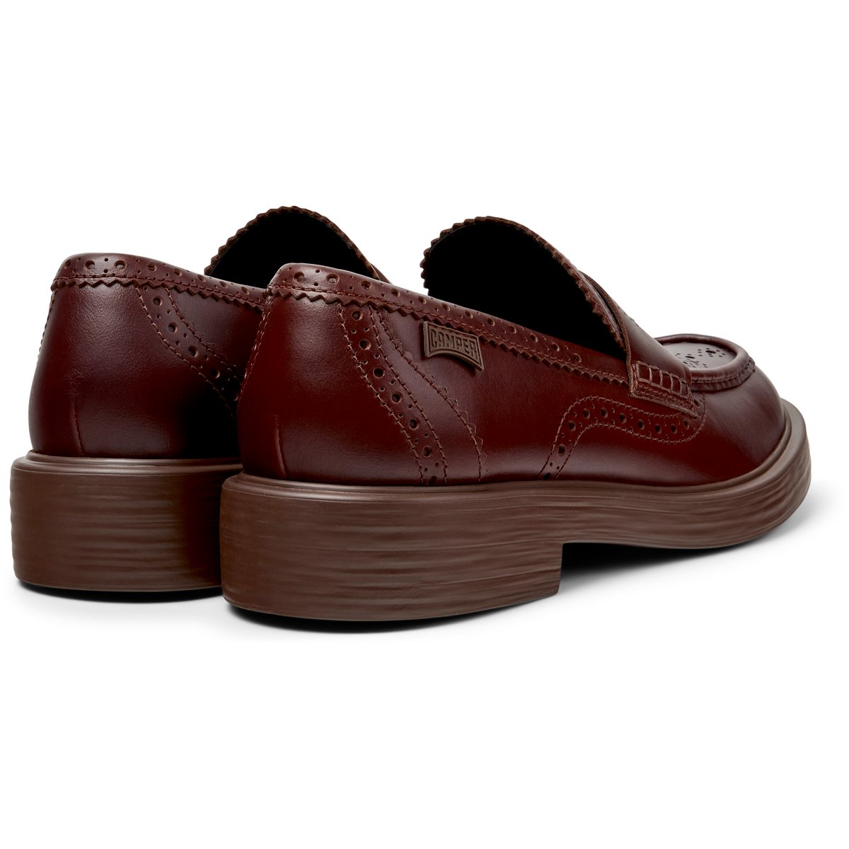 Mocassins Cuir DEAN TWINS marron moyen, CAMPER