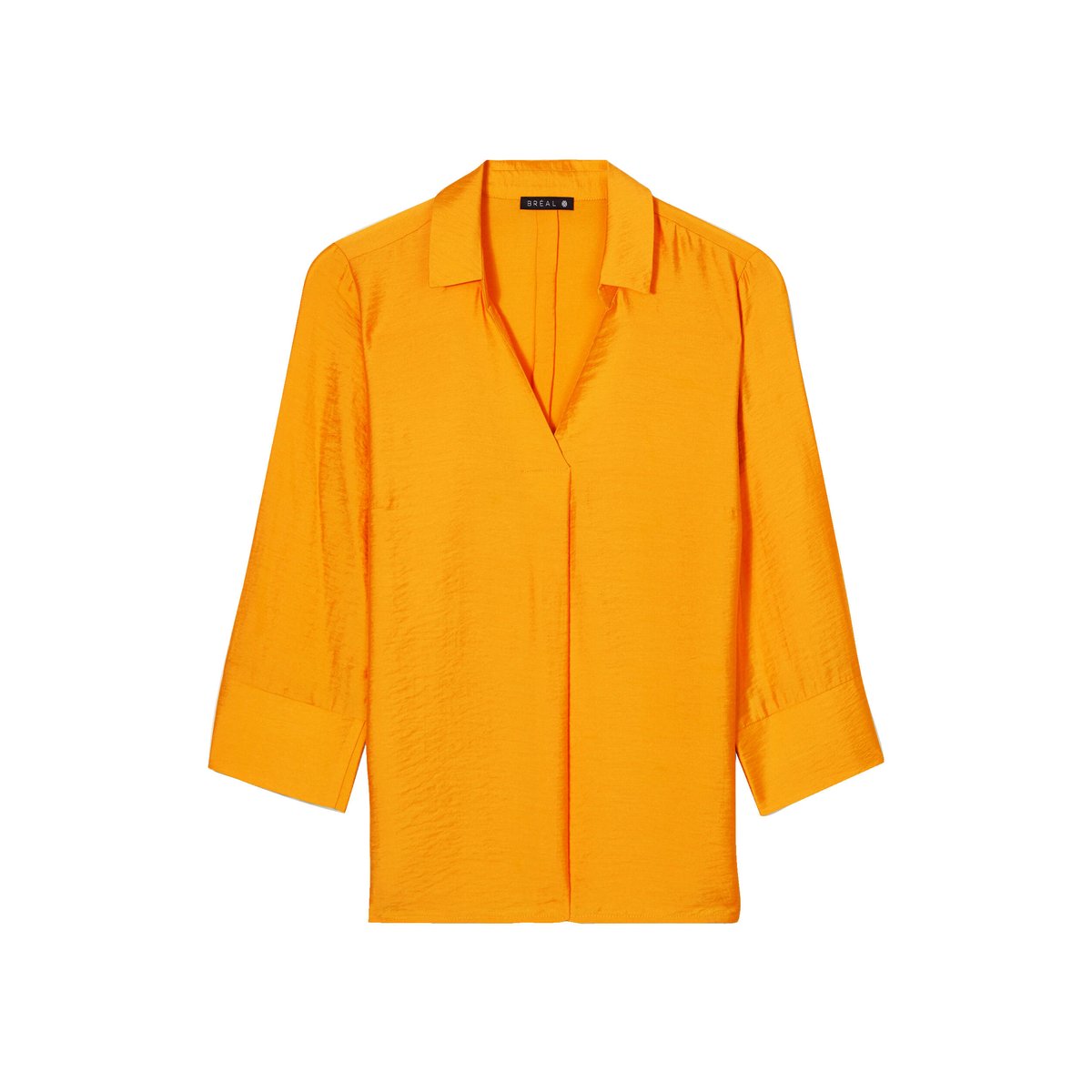 Blouse manches 3/4 jaune moutarde, BREAL