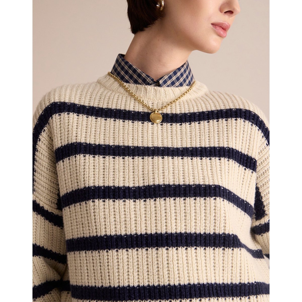 Pull Maelia blanc, INES DE LA FRESSANGE PARIS