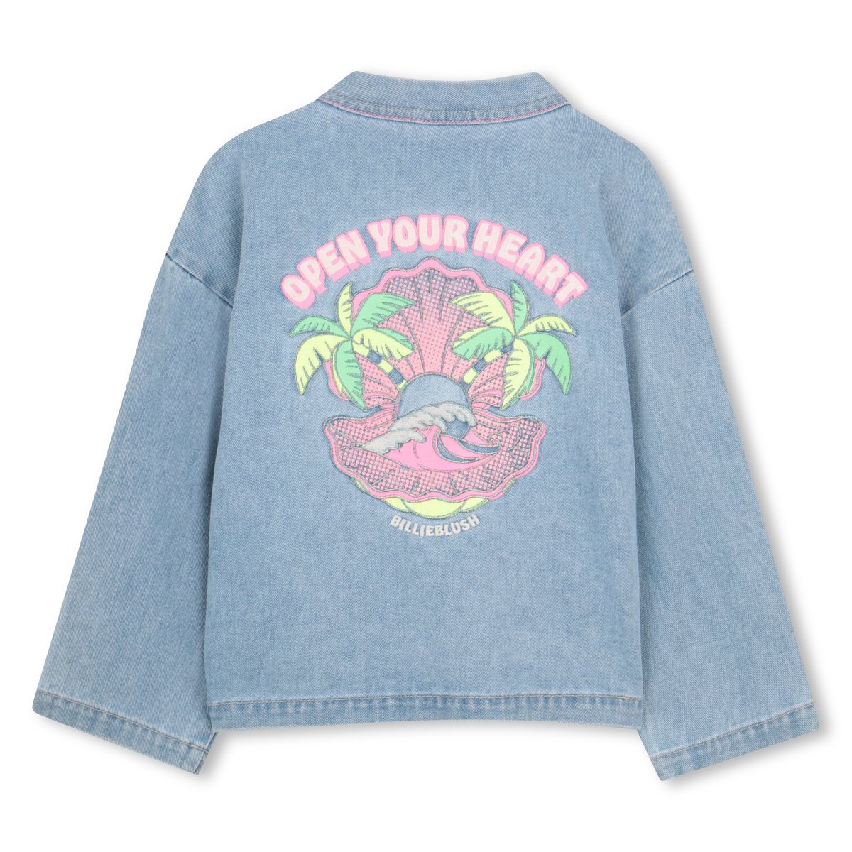 Veste en jean double stone+bleach, BILLIEBLUSH
