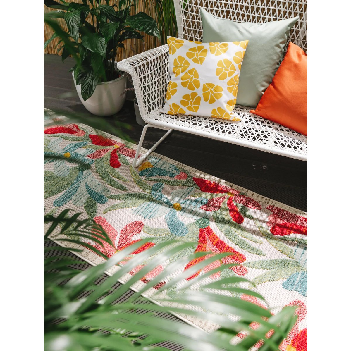 Tapis de couloir d'extérieur & intérieur NOELIA multicouleur, BENUTA
