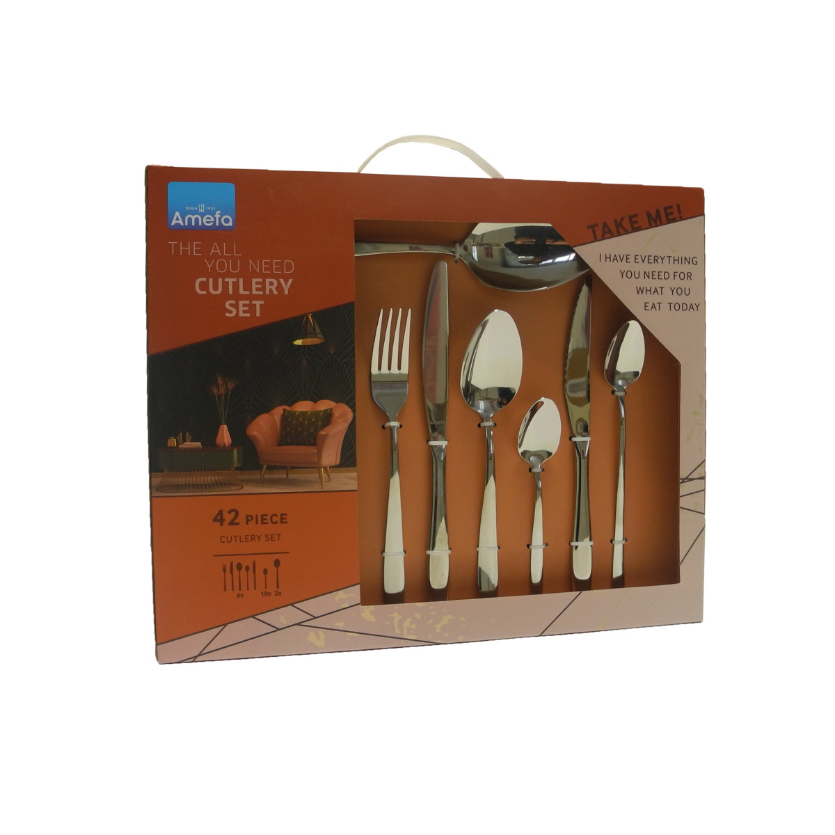 Coffret cadeau 42 pièces - ARIANE inox, AMEFA