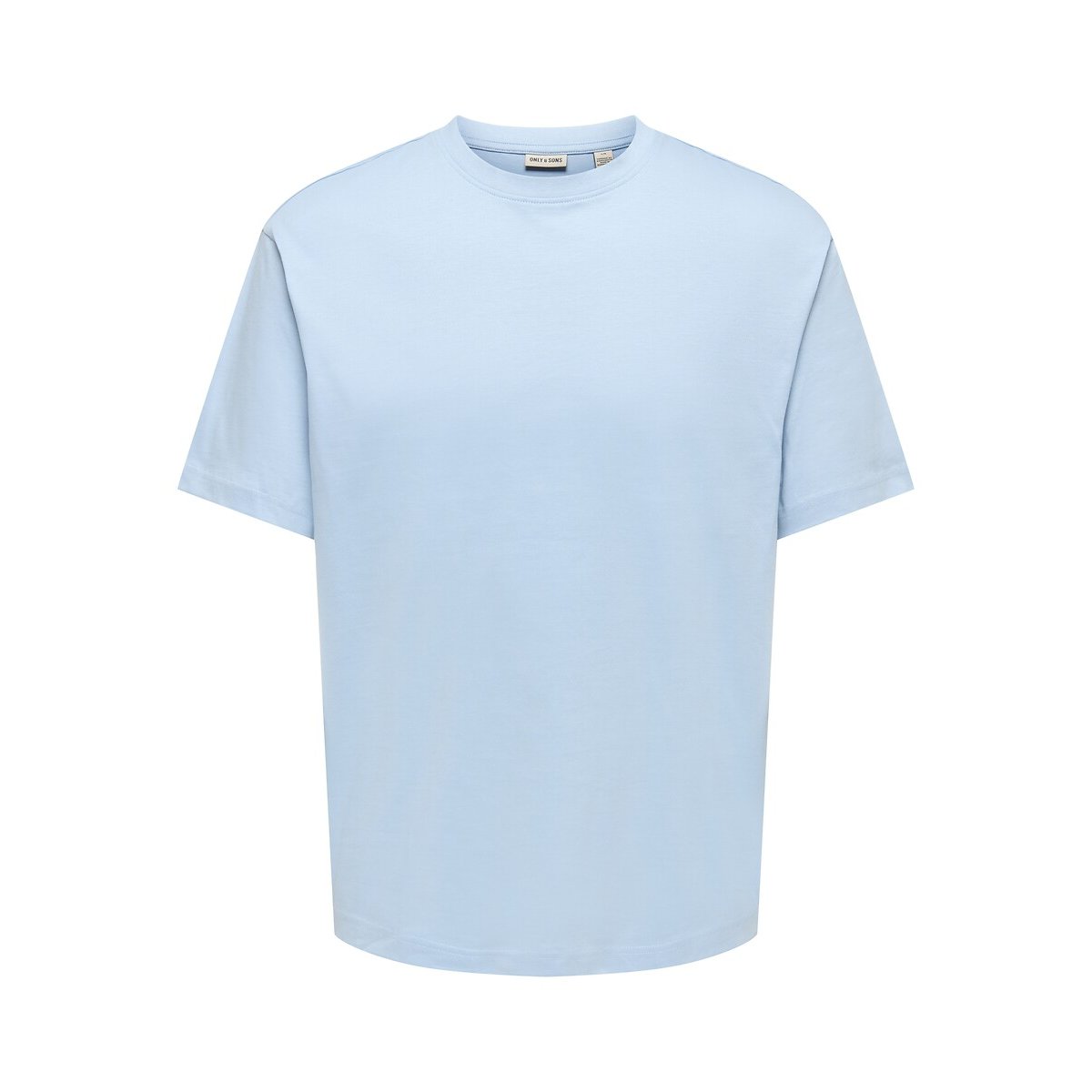 T-shirt col rond ample bleu clair, ONLY & SONS