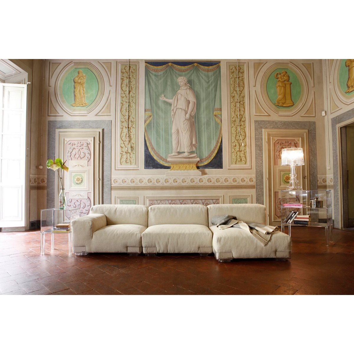 Table de chevet GHOST BUSTER cristal, KARTELL