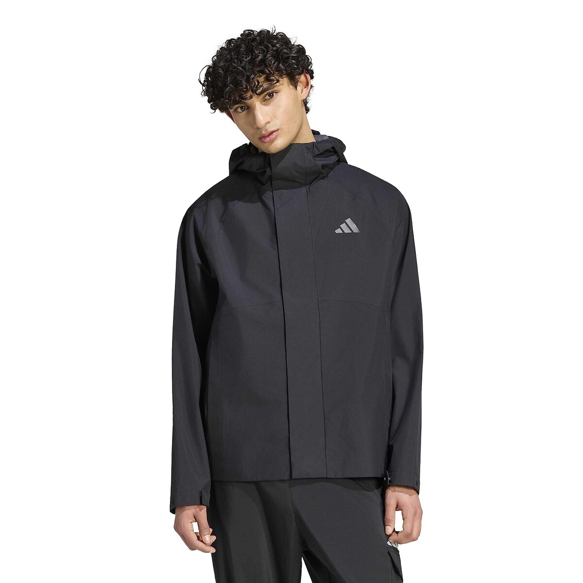 Veste à capuche, loose fit, ESSENTIALS noir, ADIDAS SPORTSWEAR