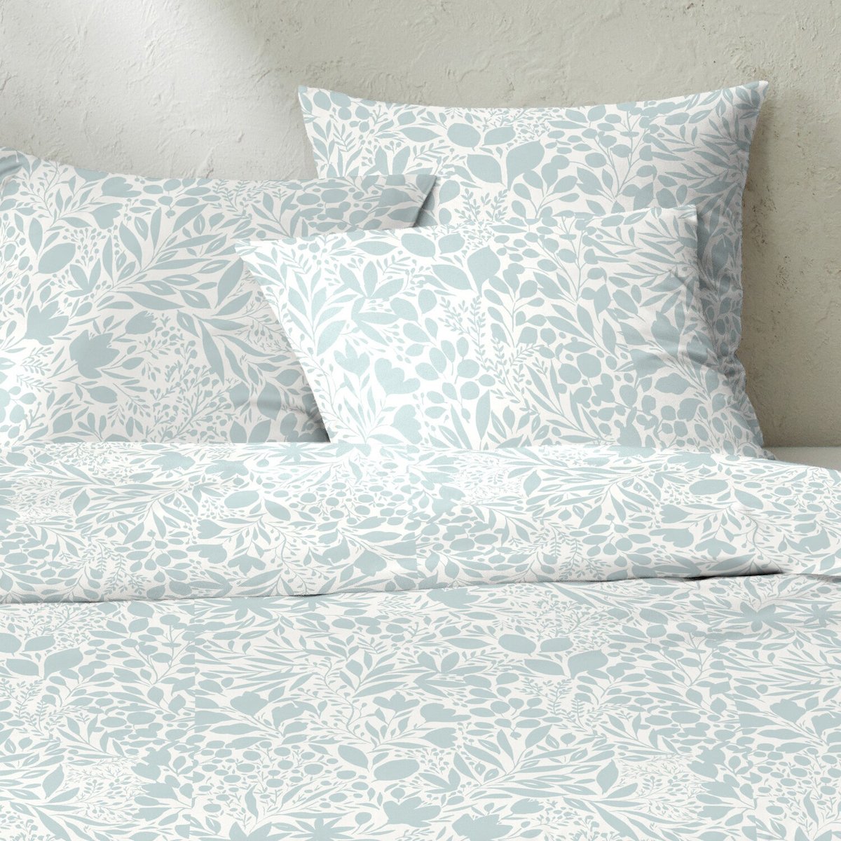 Parure de lit enfant coton imprimés, lina blanc blanc, C DESIGN HOME TEXTILE