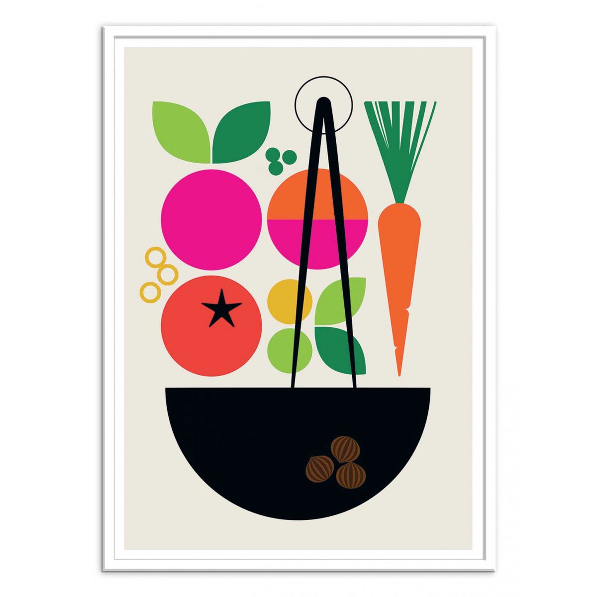 Affiche d'art - Cooking - Bo Lundberg affiche d'art, WALL EDITIONS