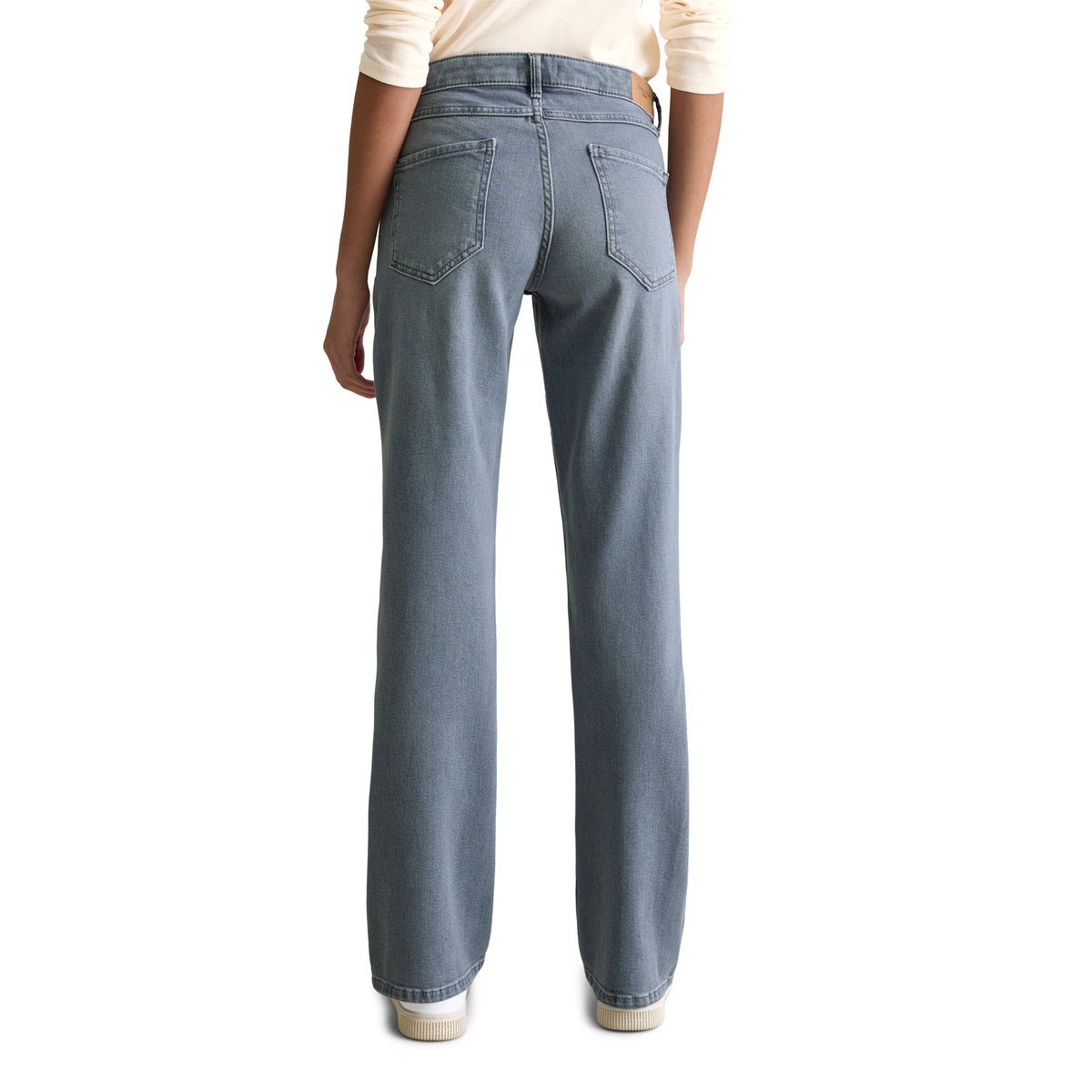 Jeans modèle Nella bootcut en coton bio stretch bleu clair, MARC O’POLO DENIM