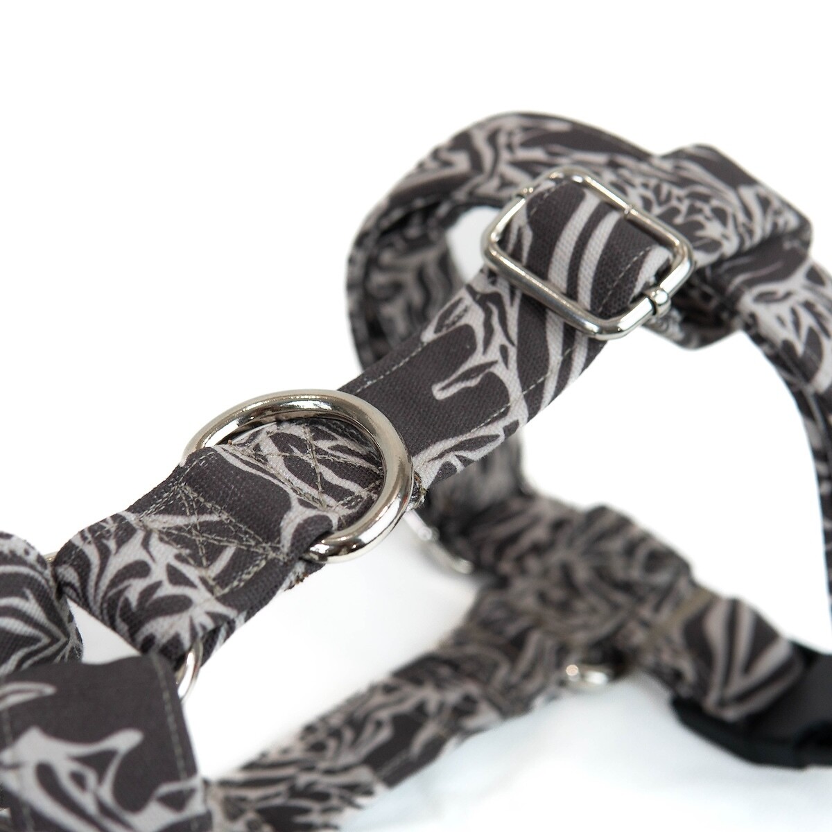 Peitoral Fitas Zafra, Malü Pet Wear preto , MALU PET WEAR
