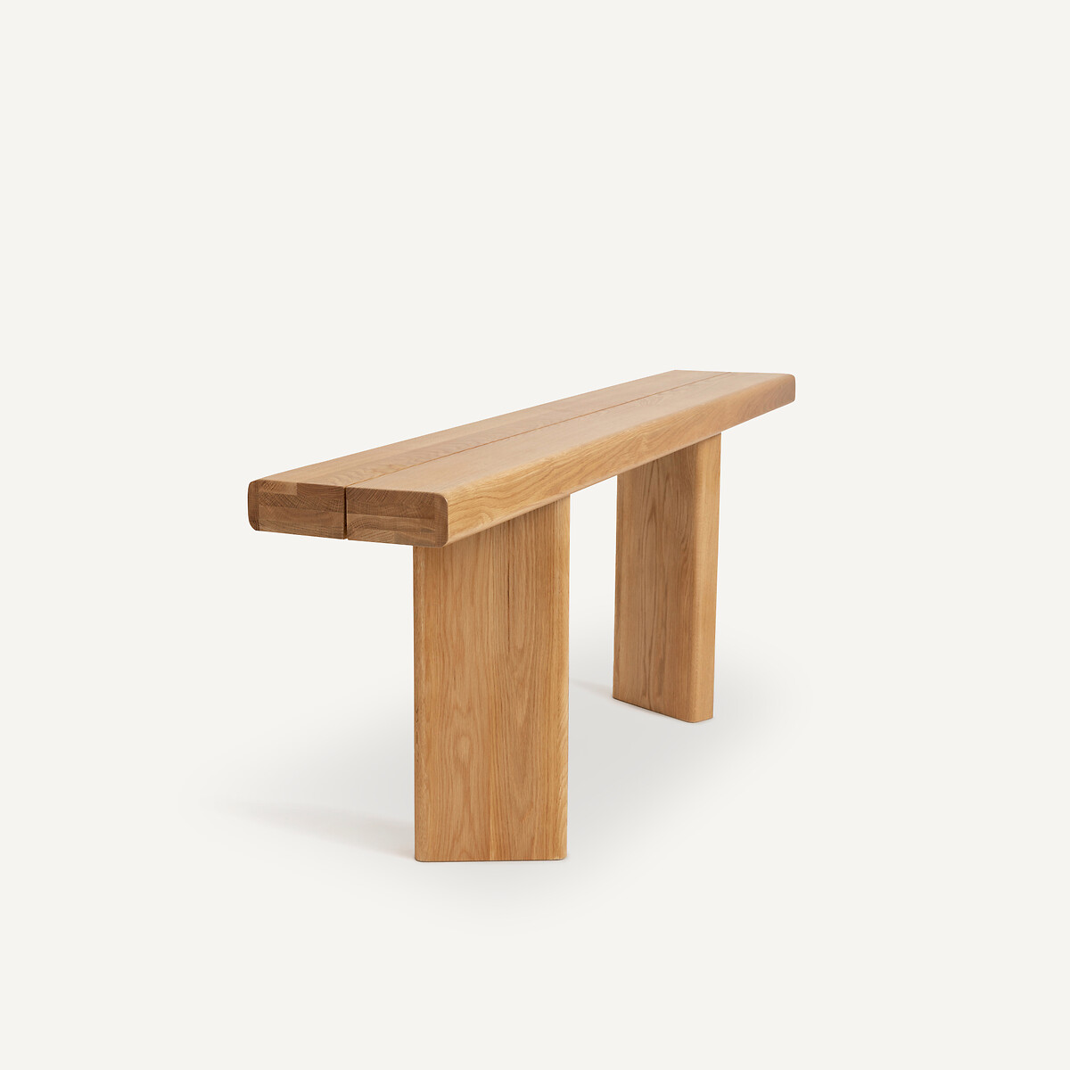 Console chêne et plaqué L200 cm, Olaga chêne naturel, AM.PM