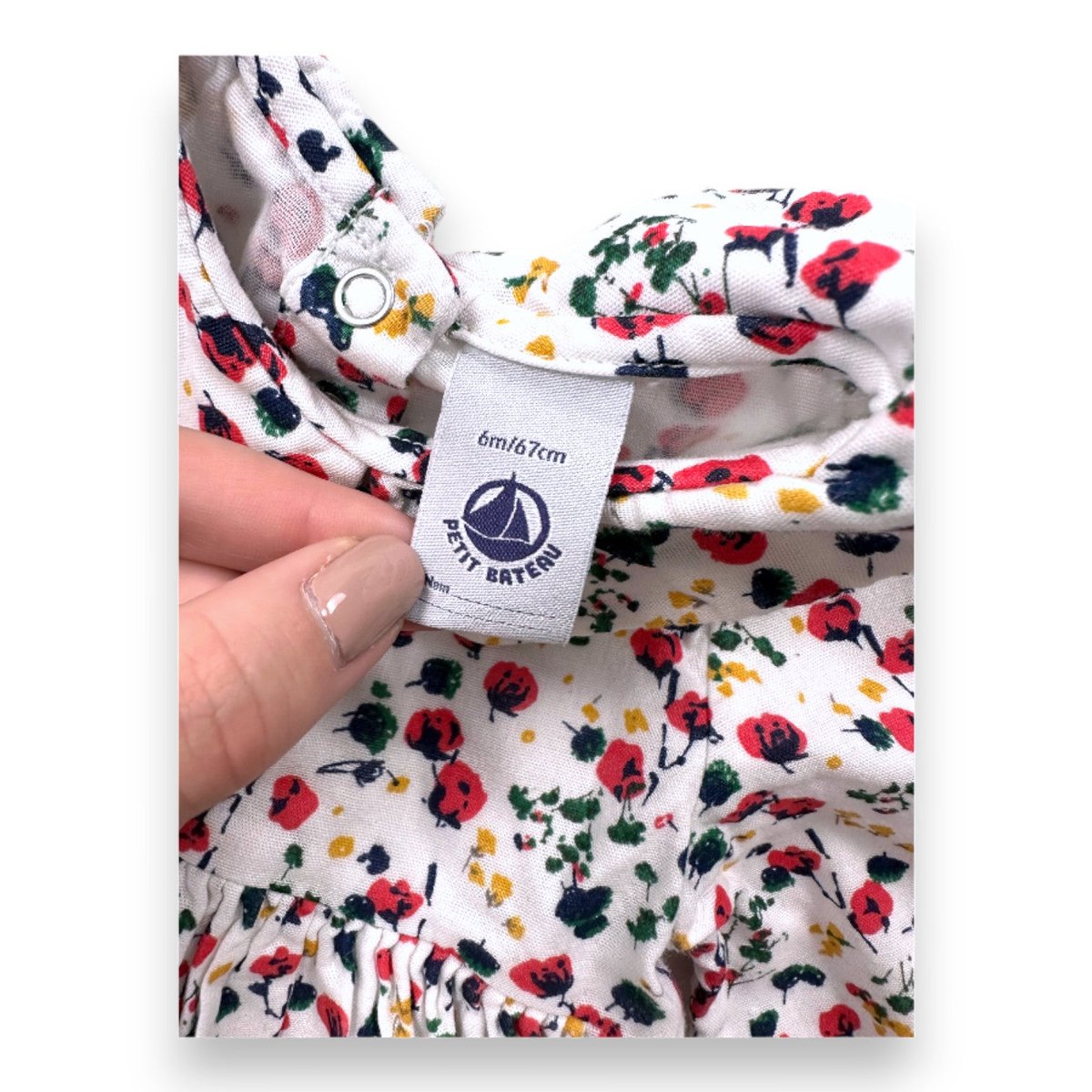 Robe bébé - Très bon état blanc, PETIT BATEAU