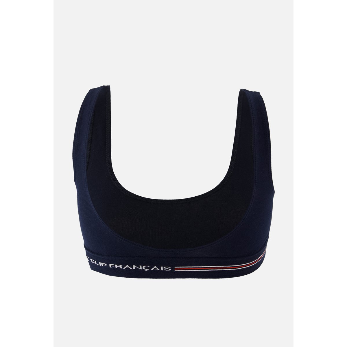 Brassière sans couture en coton Anais bleu marine, LE SLIP FRANCAIS