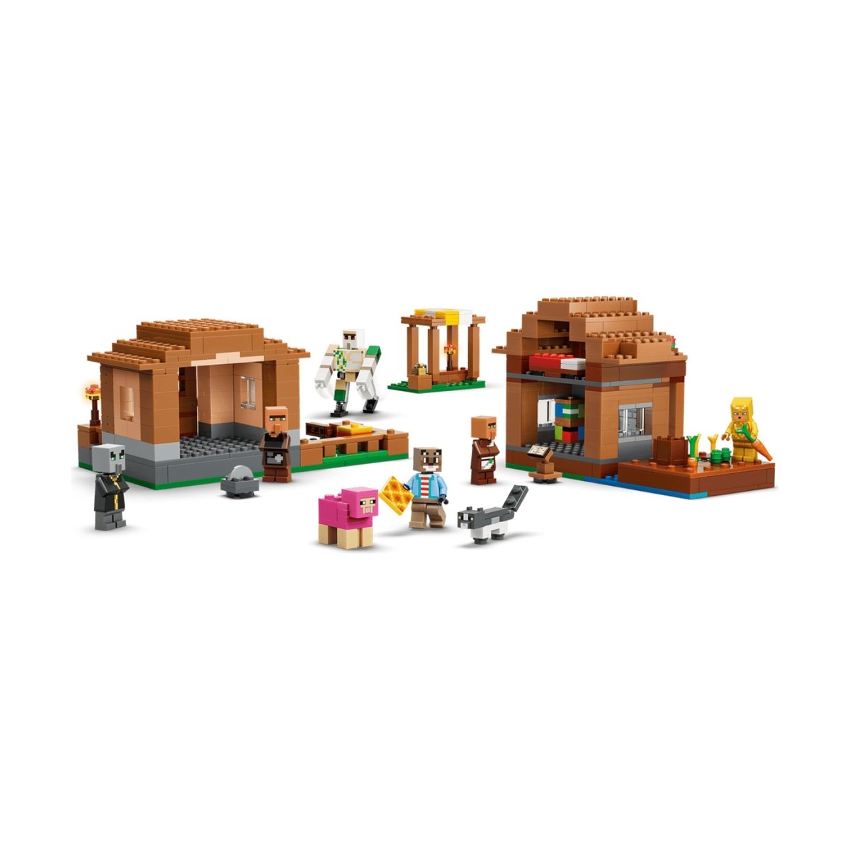 Minecraft L'Évocateur à l'attaque du village multicolore, LEGO