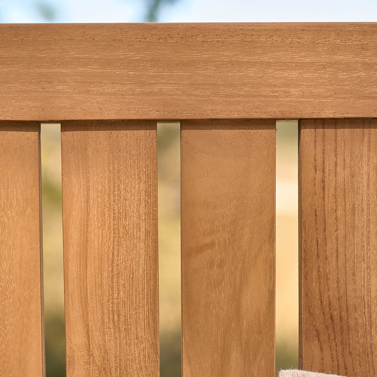 Banc de jardin en teck massif 3 places MALTE naturel, BERAH GETAH