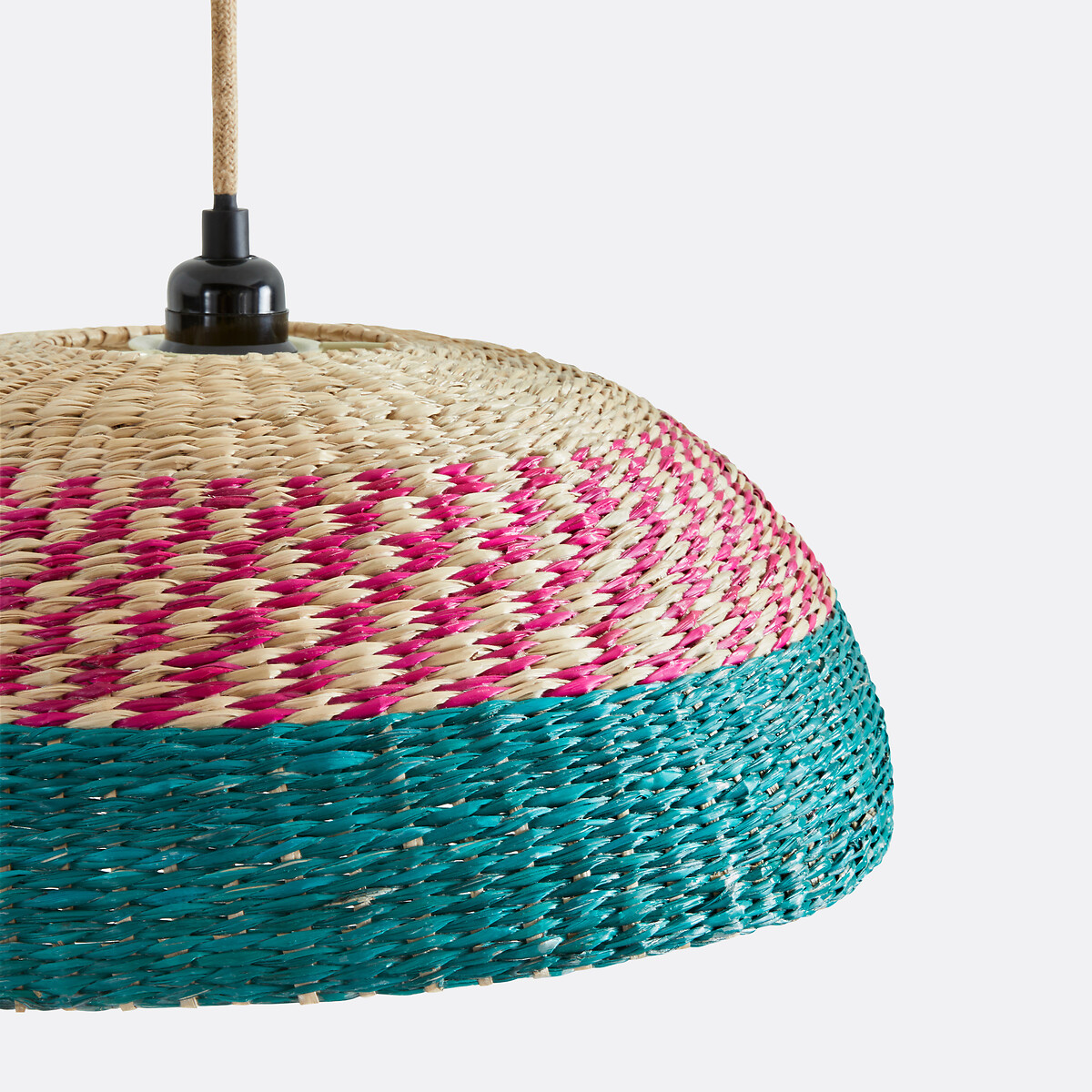 Candeeiro de teto em verga colorida, Ø44 cm, Hilo natural, LA REDOUTE INTERIEURS