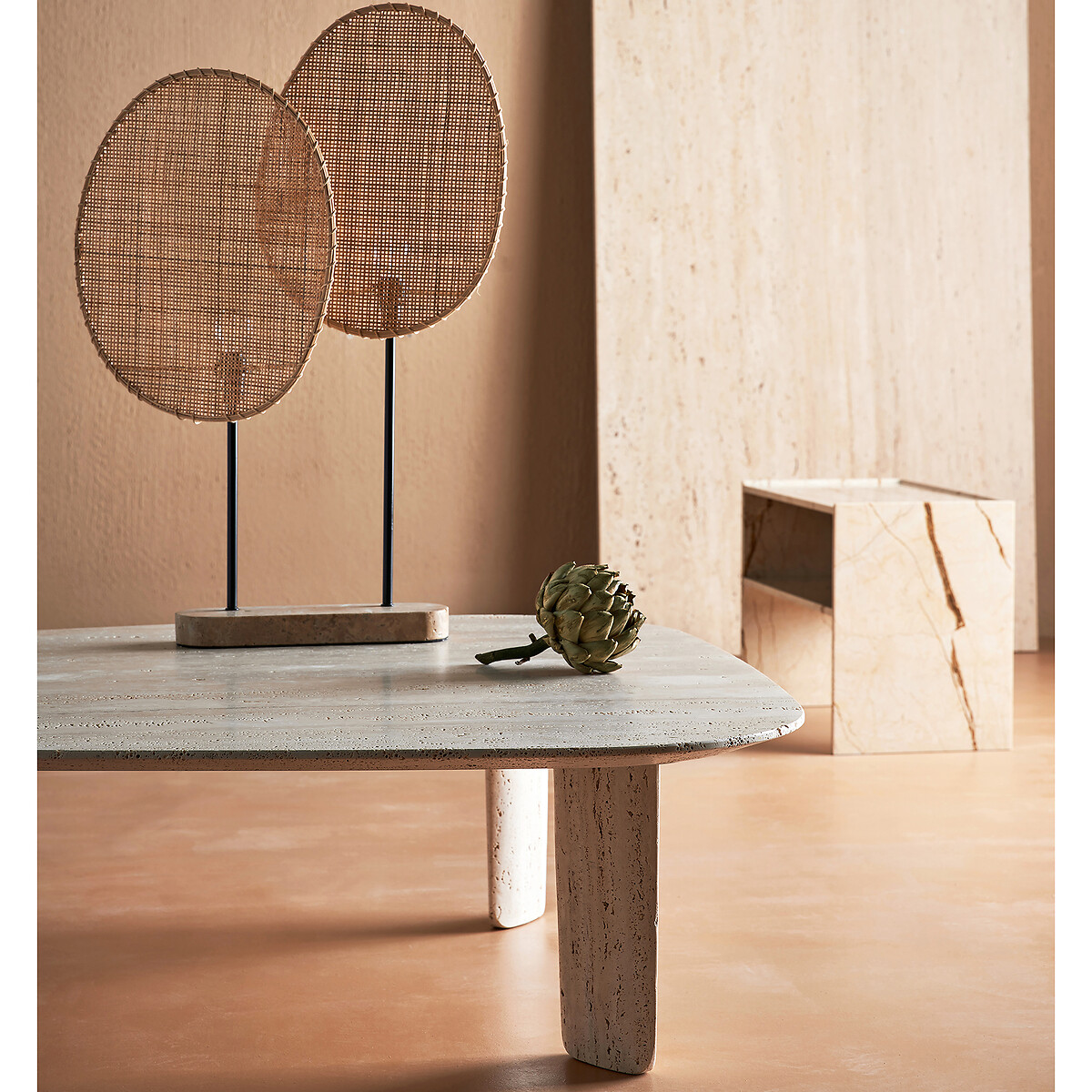Lampada da tavolo, Canopée, design di Emmanuel Gallina naturale  , EMMANUEL GALLINA X AM.PM