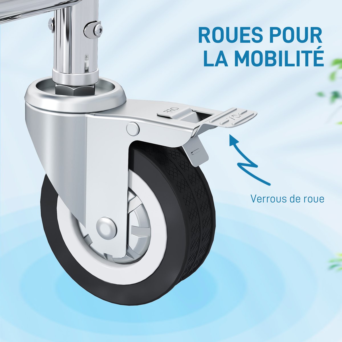 Fauteuil roulant avec cuvette Aluminium Gris gris, HOMCOM