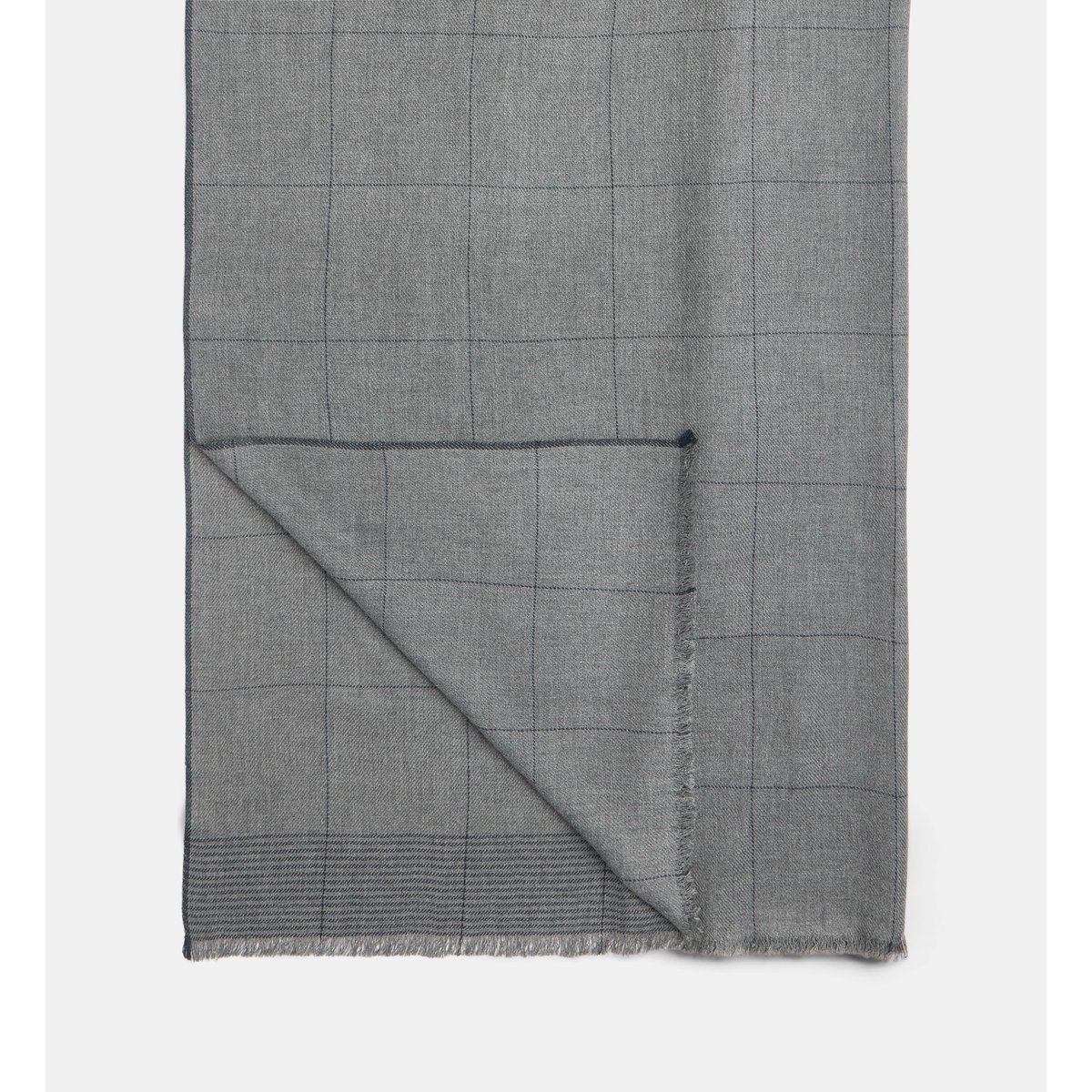 Echarpe boris carreaux gris, GALERIES LAFAYETTE