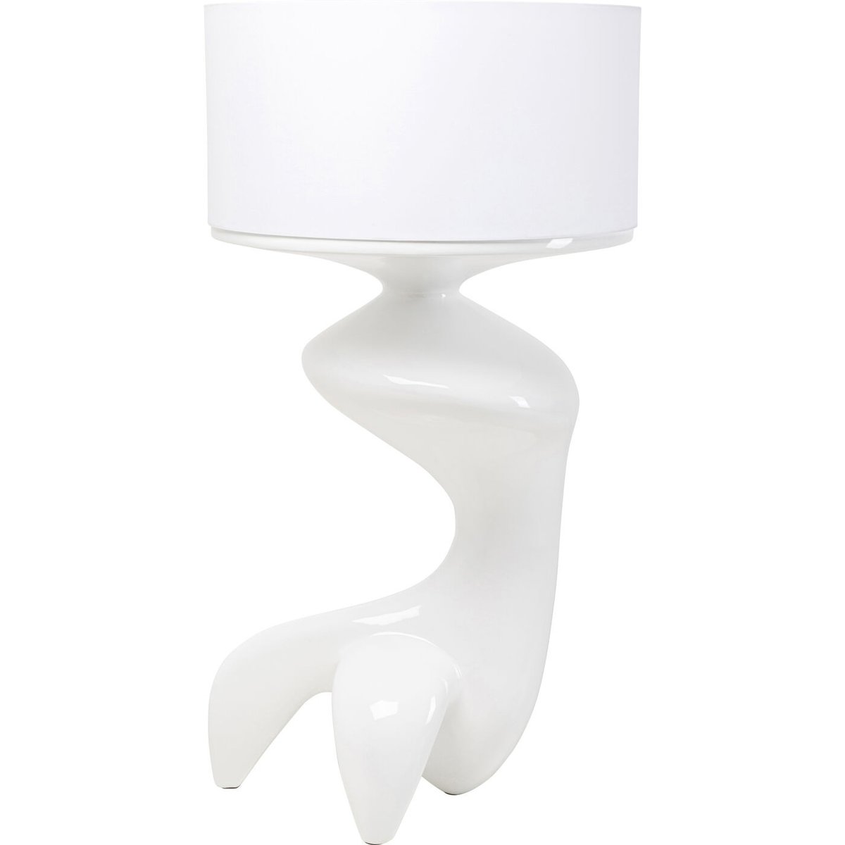 Lampadaire en fibre de verre, FLOW FIGURE blanc, KARE DESIGN