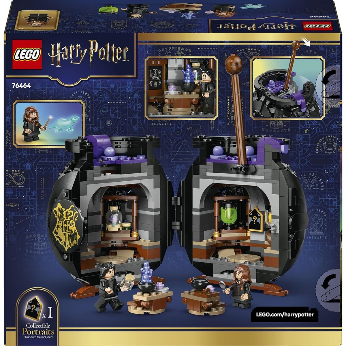 Harry Potter Le chaudron : le cours de potions caché noir, LEGO