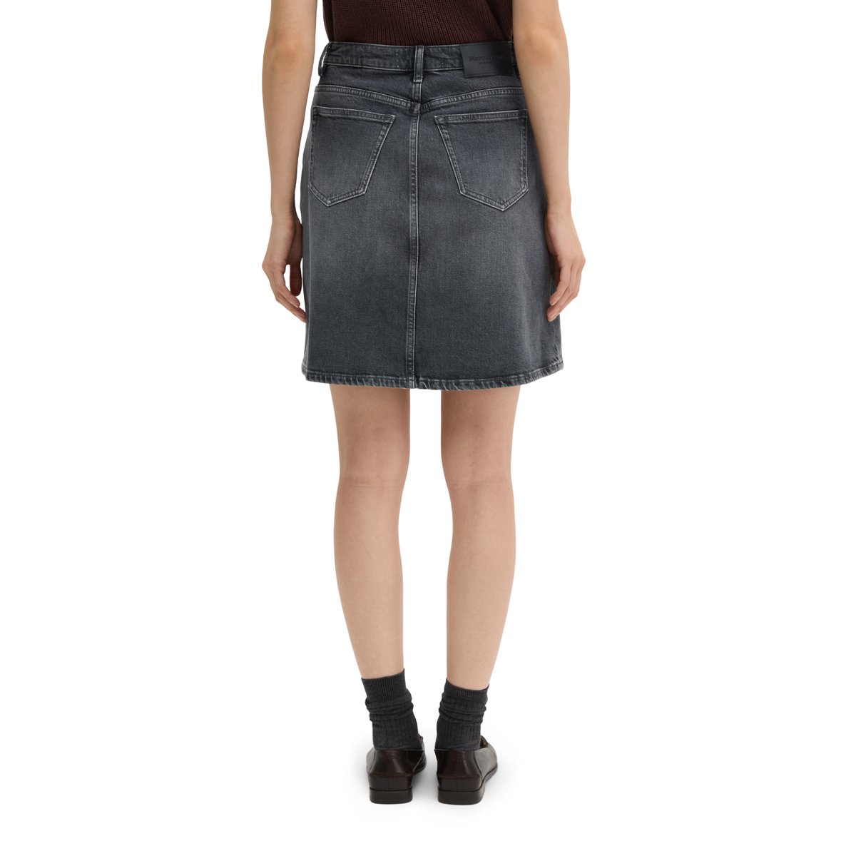 Jupe en jean regular avec CIRCULOSE gris, MARC O'POLO