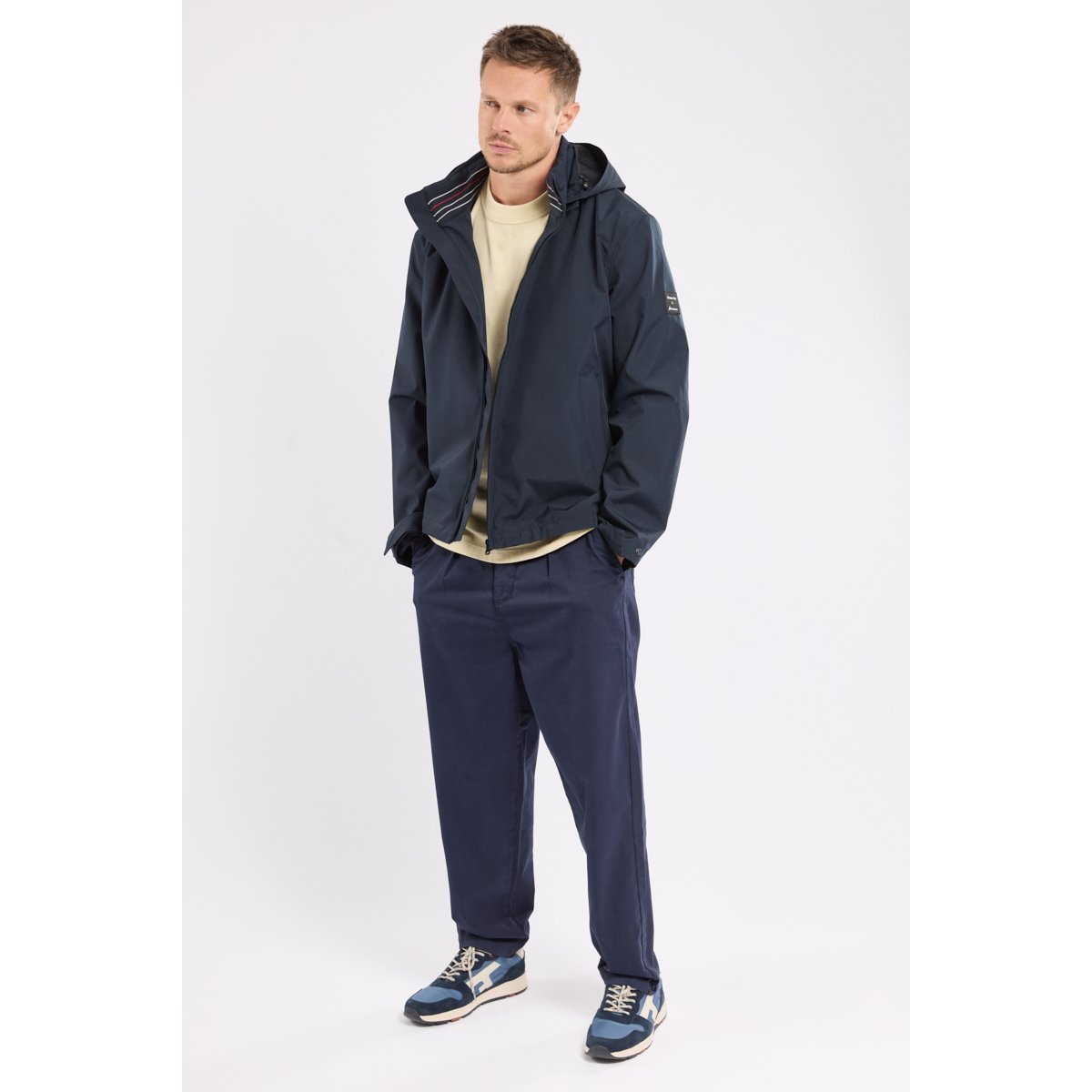 Blouson imperméable BERMUDES en polyester pour homme marine deep, ARMOR-LUX