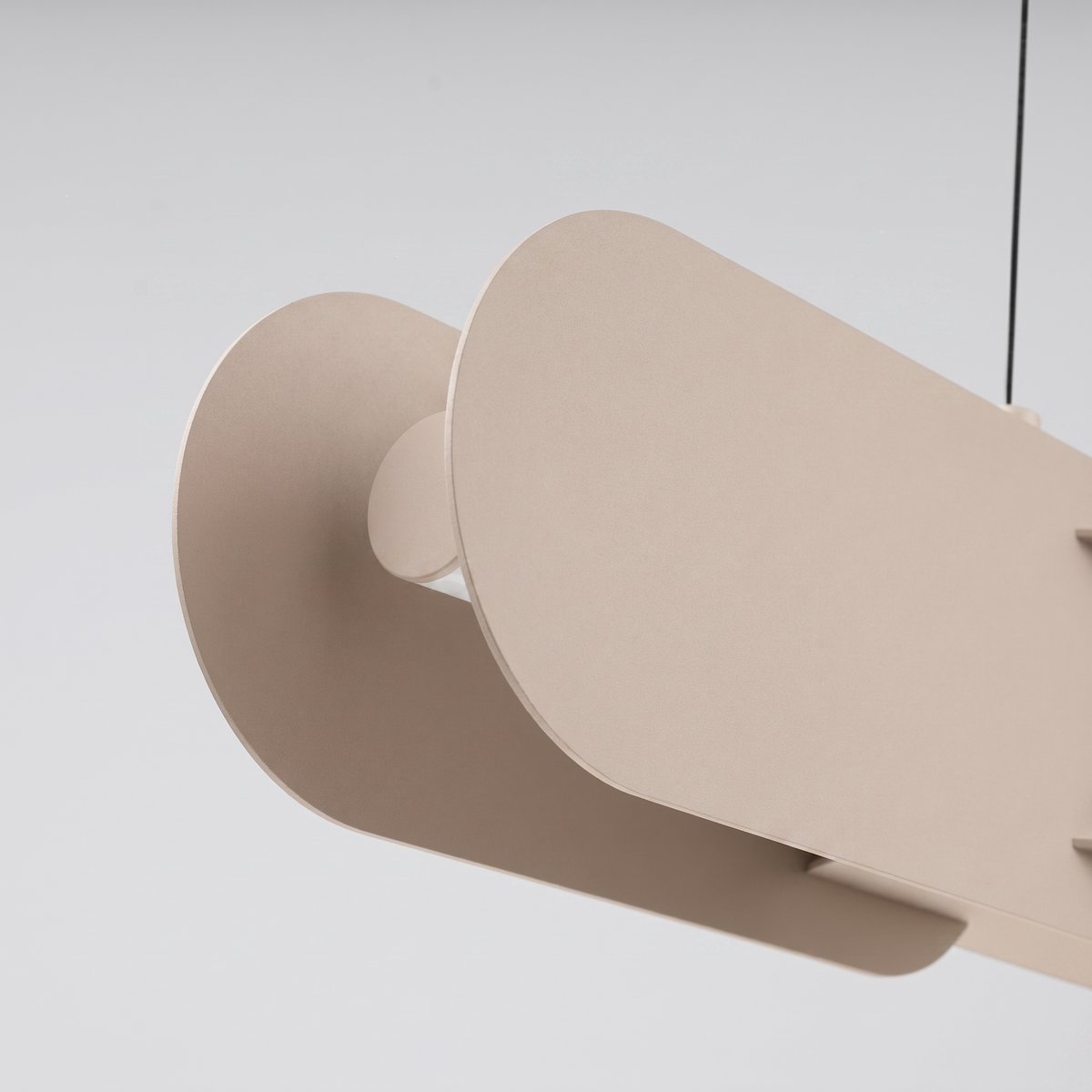 Suspension Acier Taupe LED 1 Chain taupe, EDEN