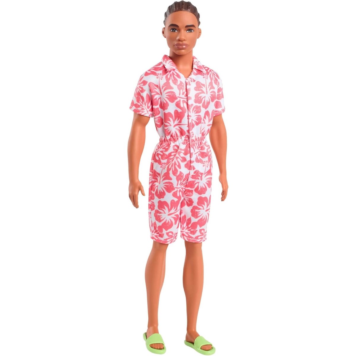 Barbie - Poupée Ken Fashionistas rose, MATTEL