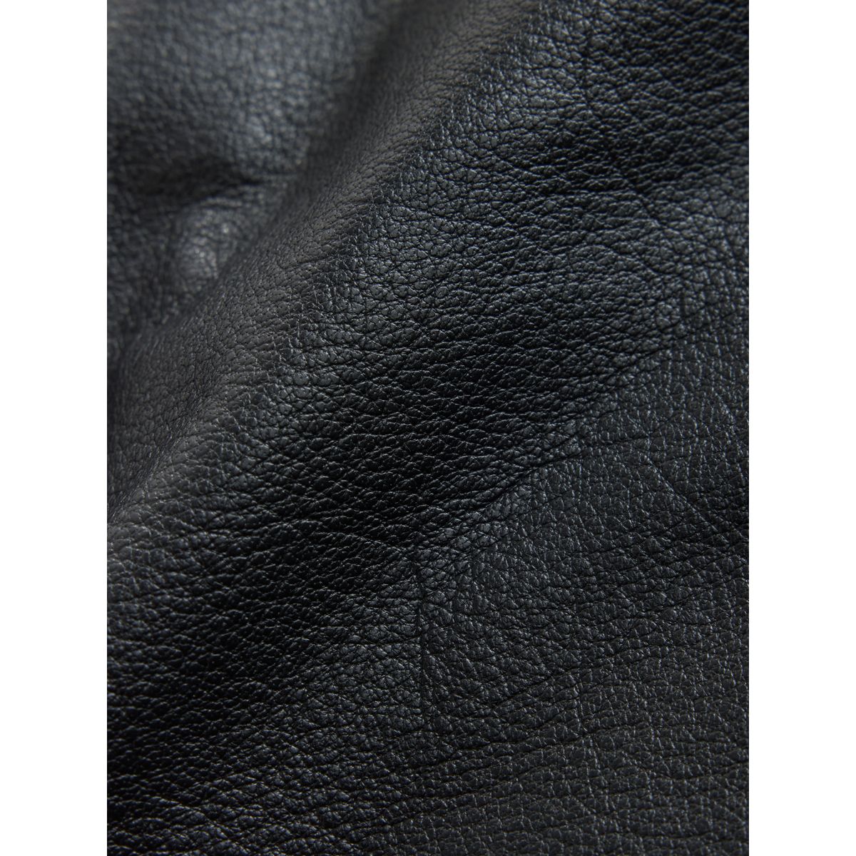 Mini-jupe en cuir noir, NEXT