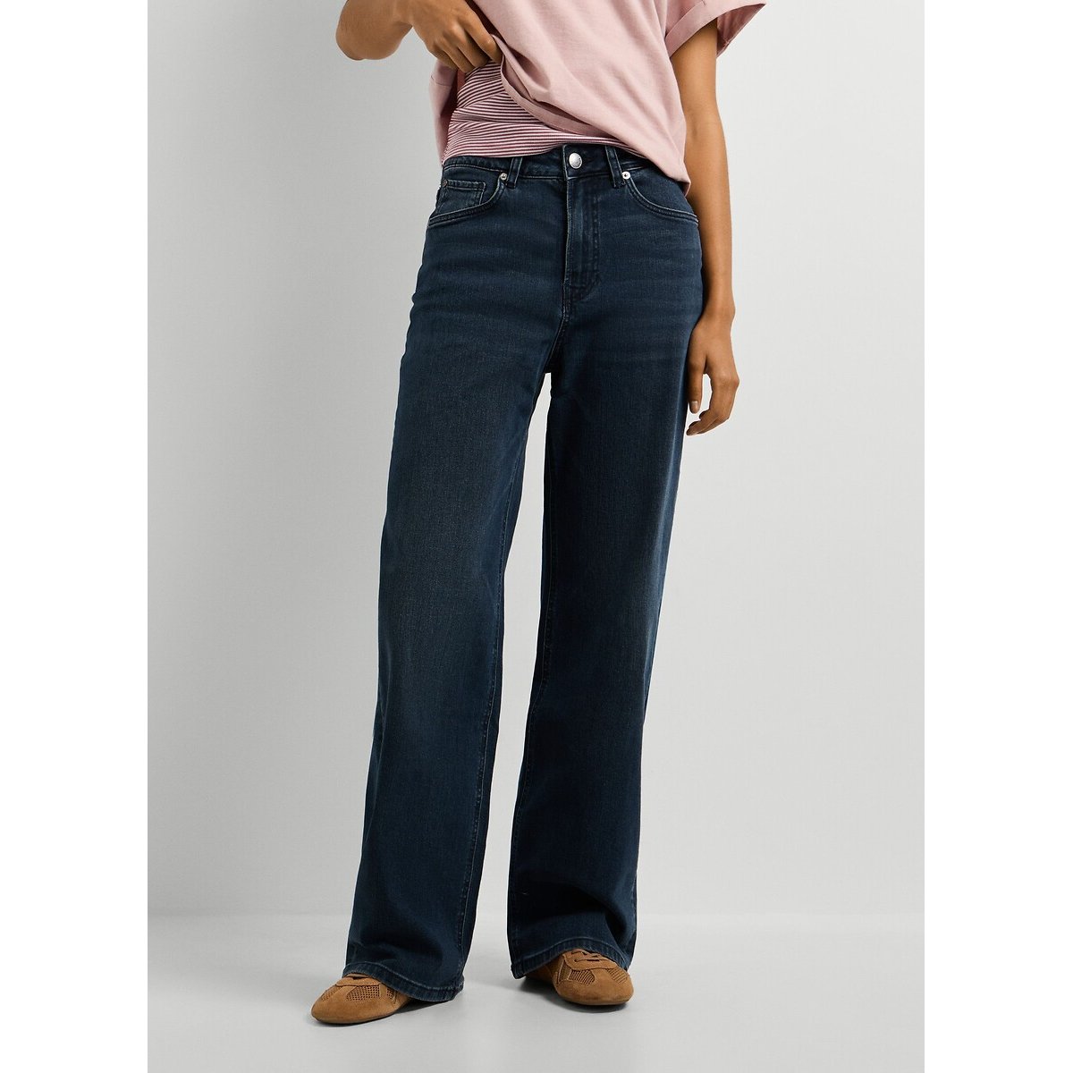 Jean droit taille haute, Lexa stone wash, PEPE JEANS