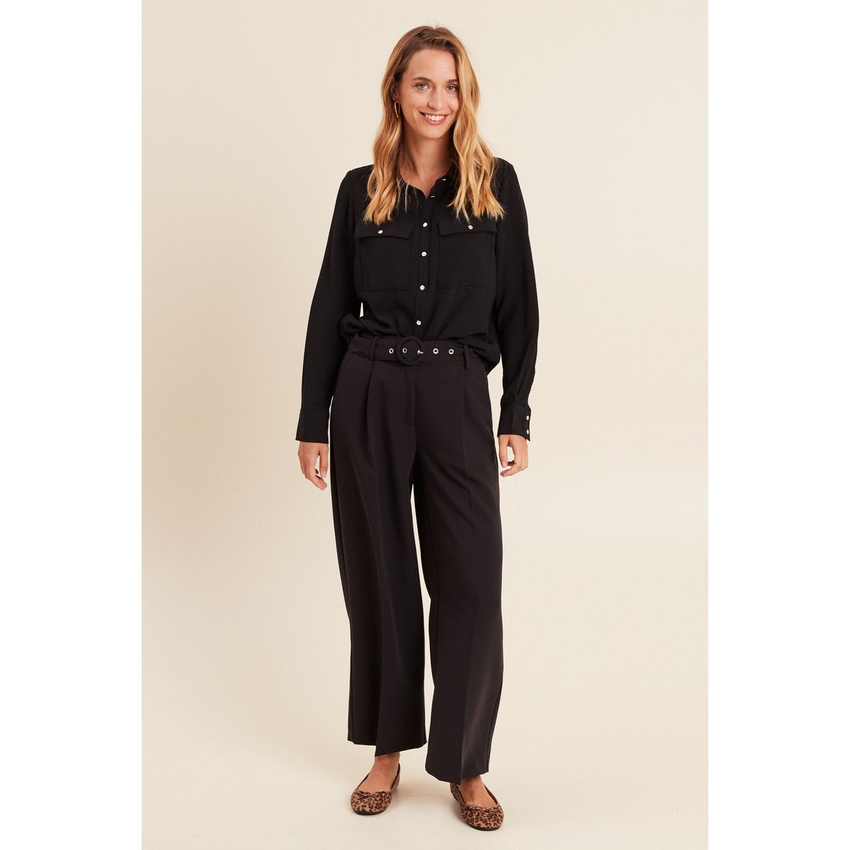 Chemise manches longues noir, BREAL