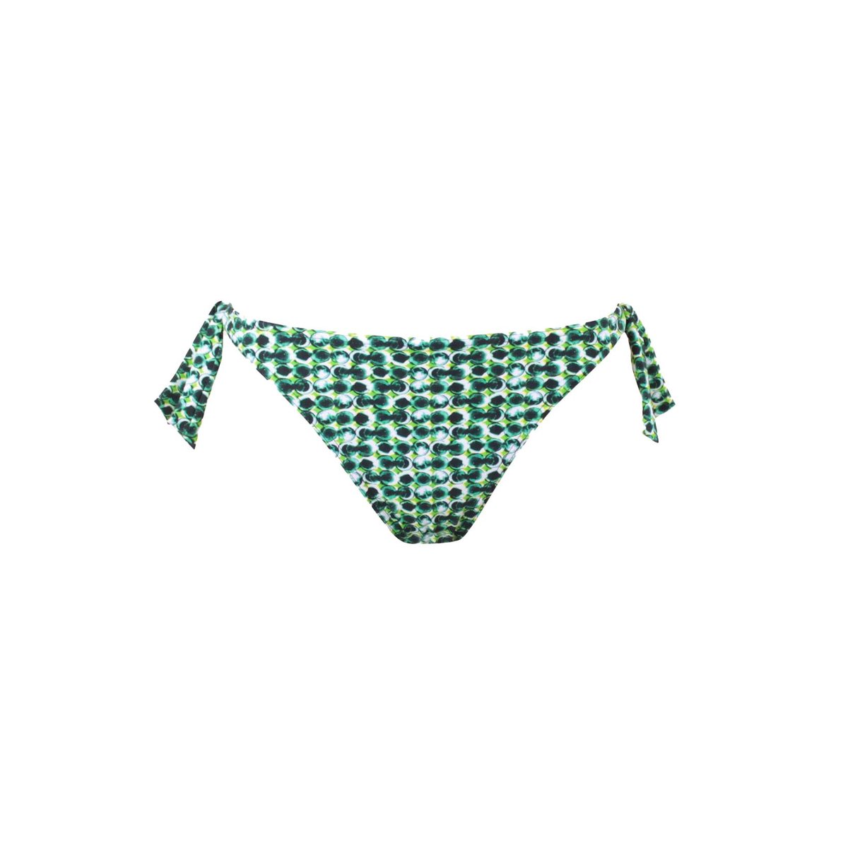 Bas de maillot coupe brésilienne TOSCA vert, JANINE ROBIN