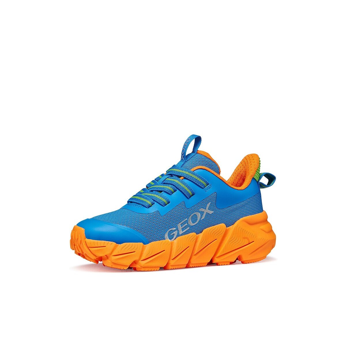 Baskets respirantes FLEXYPER, FAST IN bleu/orange, GEOX