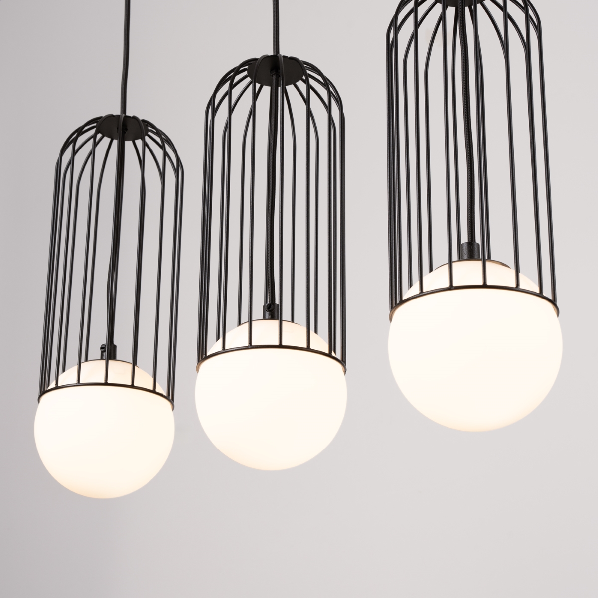 Suspension Acier Noir G9 3 Brina noir, EDEN