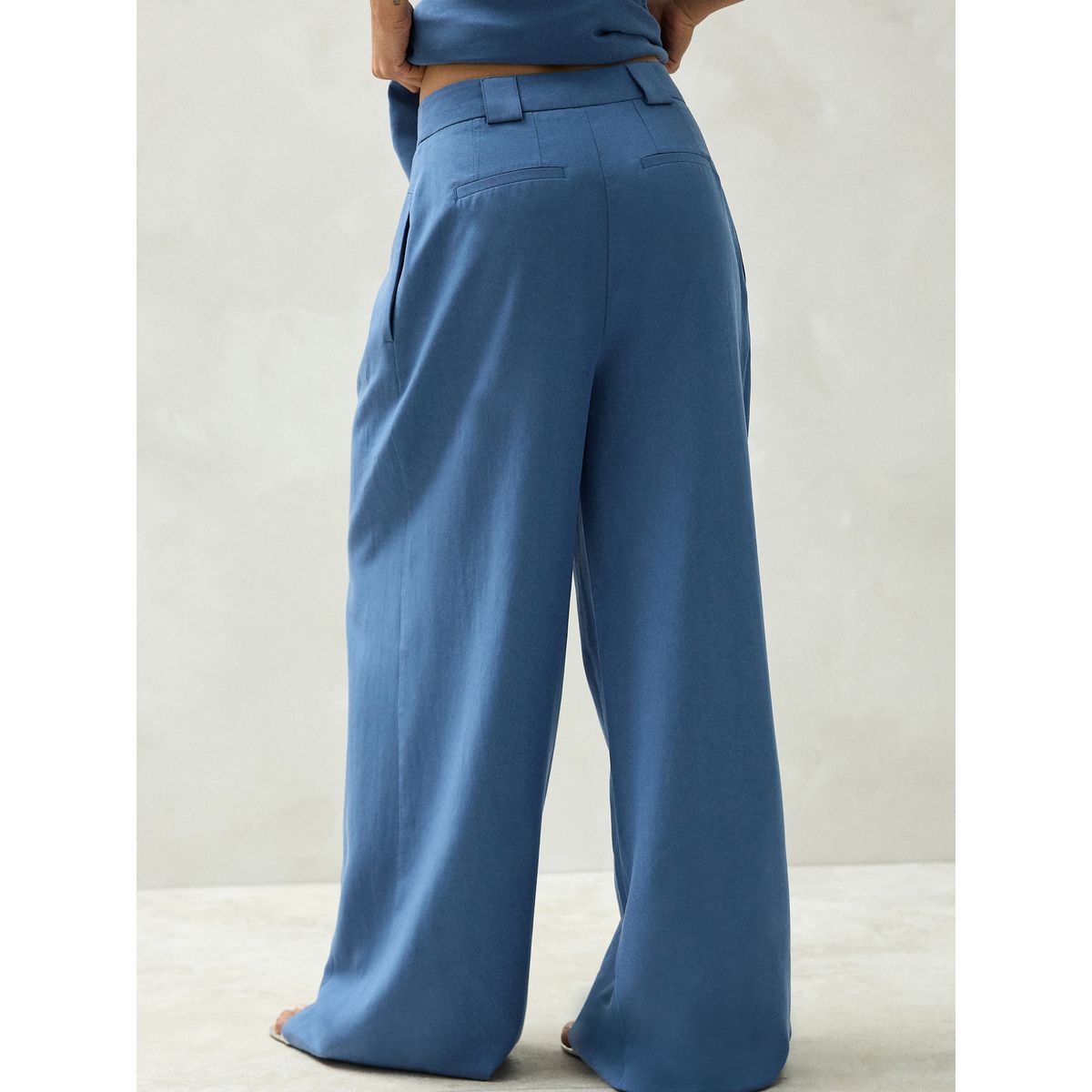 Pantalon large bleu, NEXT