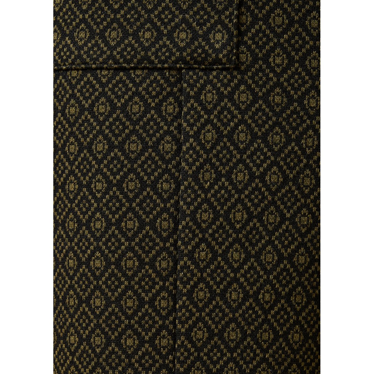 Pantalon large en milano jacquard kaki, LA FEE MARABOUTEE