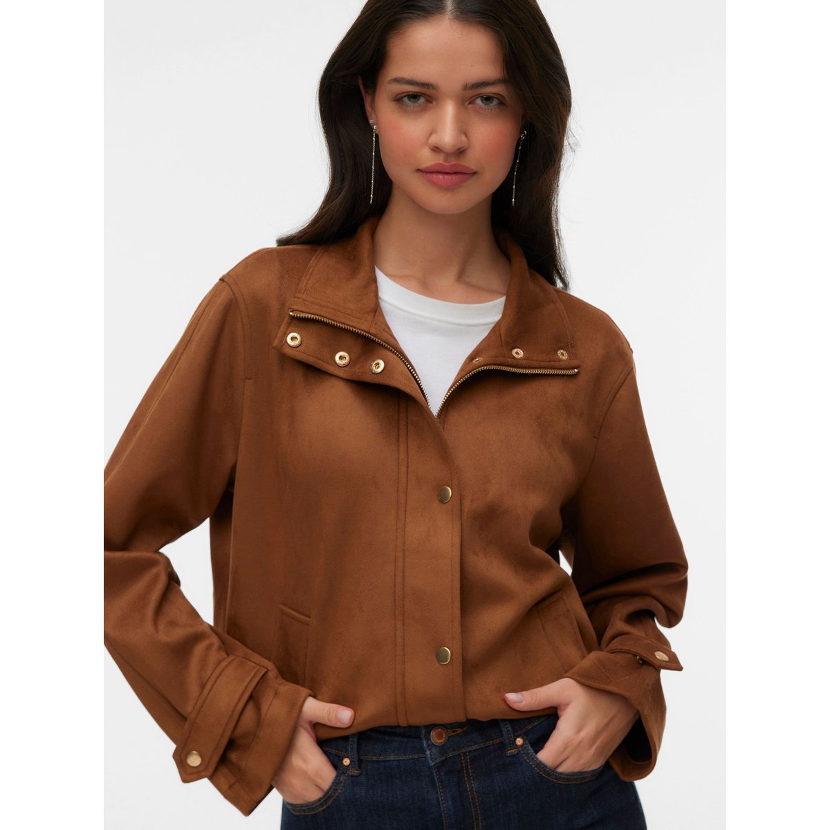 Manteau cognac, VERO MODA