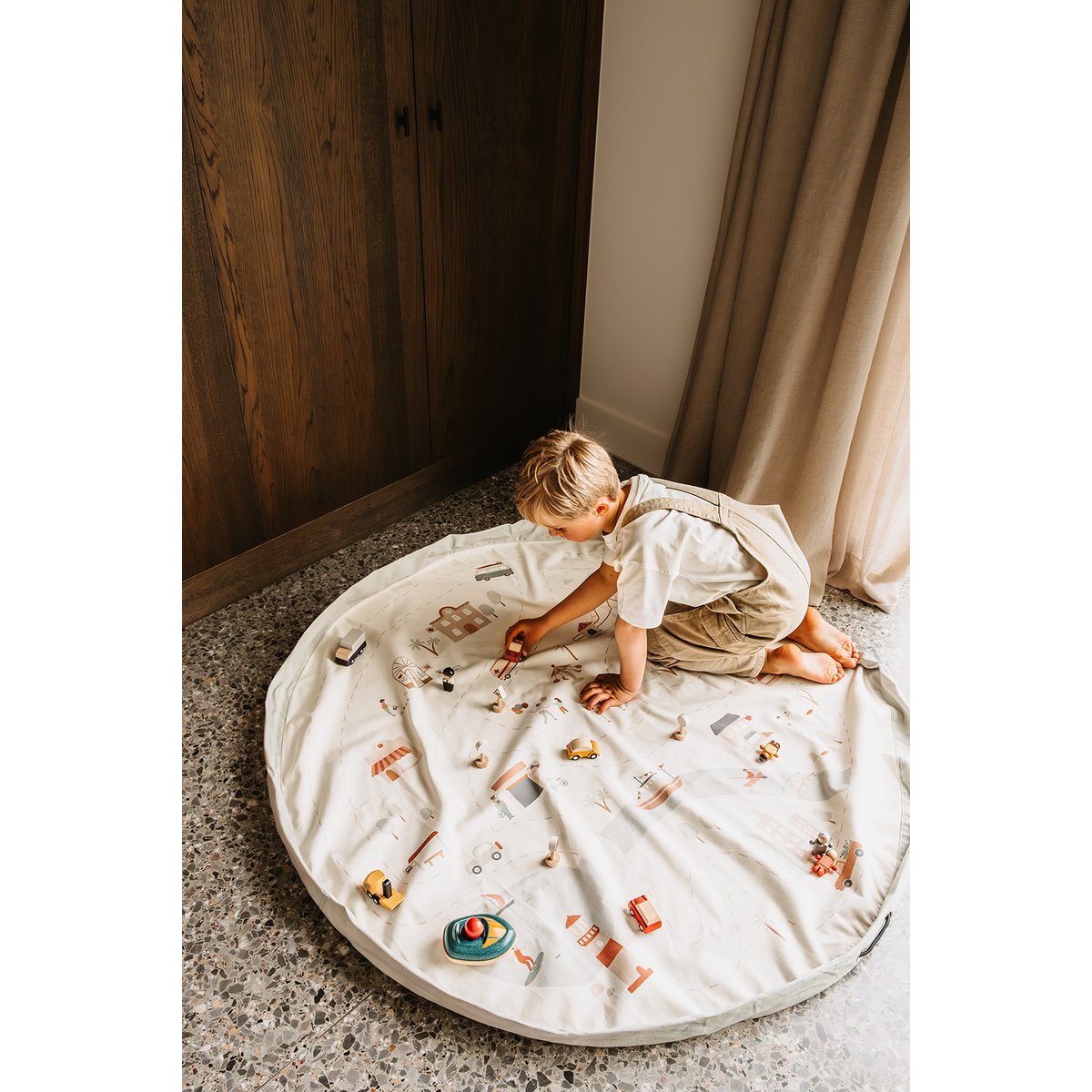play&go - tapis de jeu & sac à jouets - citymap multicolor, PLAY ET GO