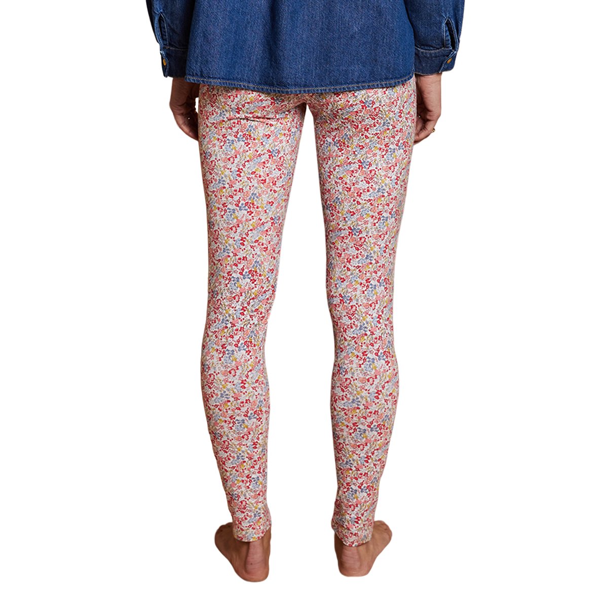 Legging imprimé fleuri coton bio multicolore, ENVIE DE FRAISE