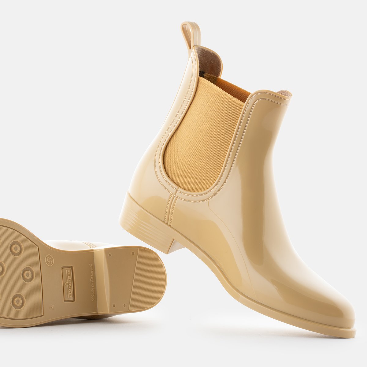 Boots de pluie vegan COMFY lait, LEMON JELLY