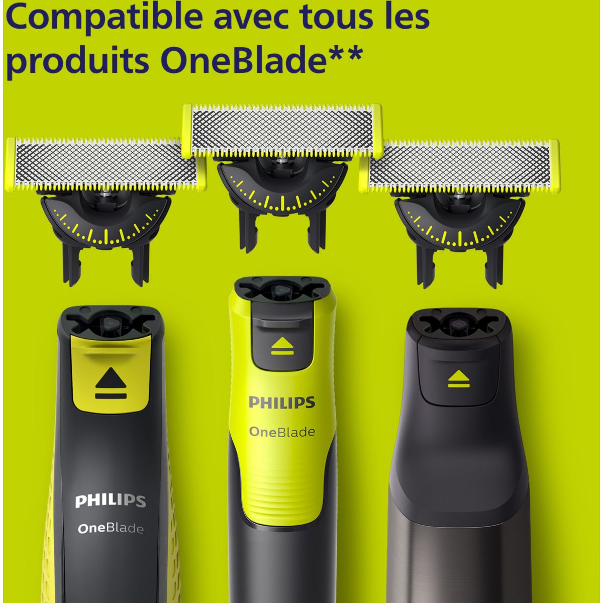Lame one blade Lame de rechange pour rasoir électrique OneBlade 360 QP410/50 couleur unique, PHILIPS