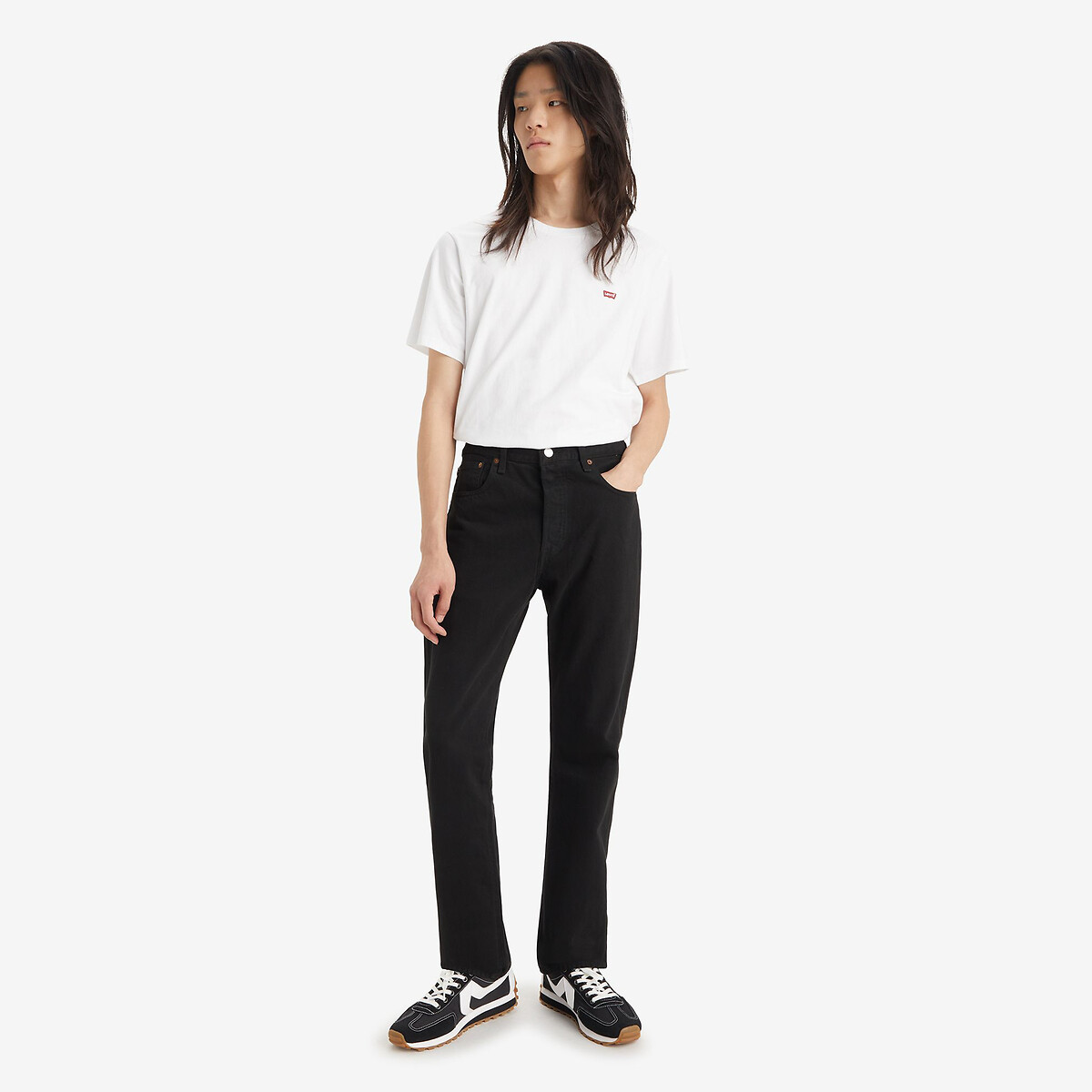 Jeans direitos, 501® preto, LEVI'S