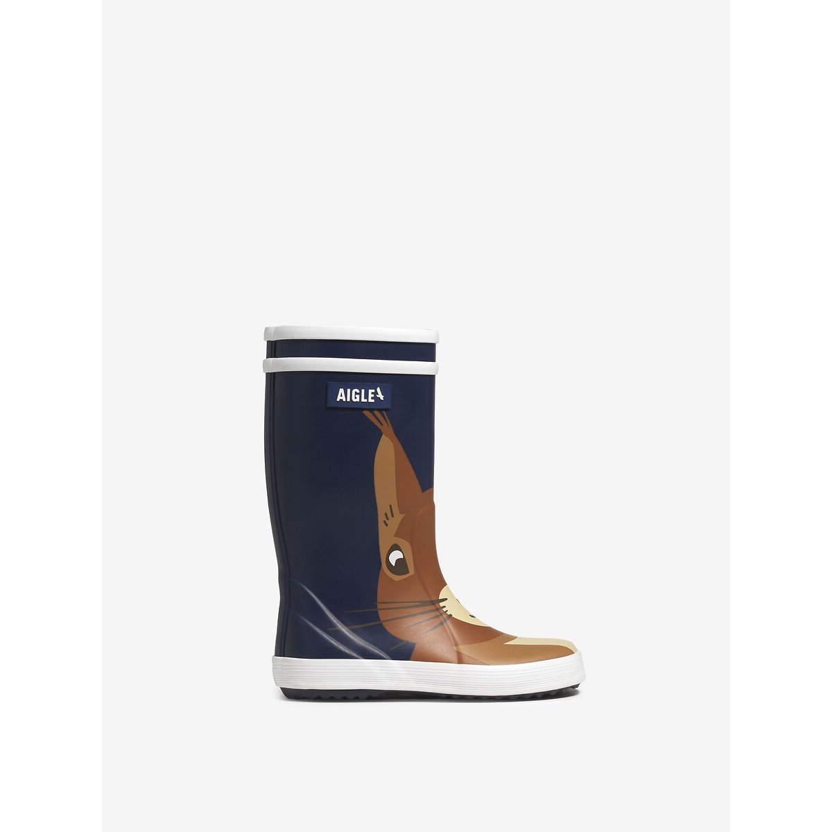 Bottes de pluie LOLLY POP WWF bleu marine, AIGLE